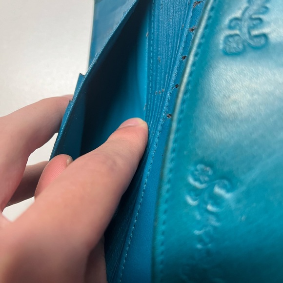 Vintage Buxton Gorgeous Blue Wallet - Picture 6 of 11